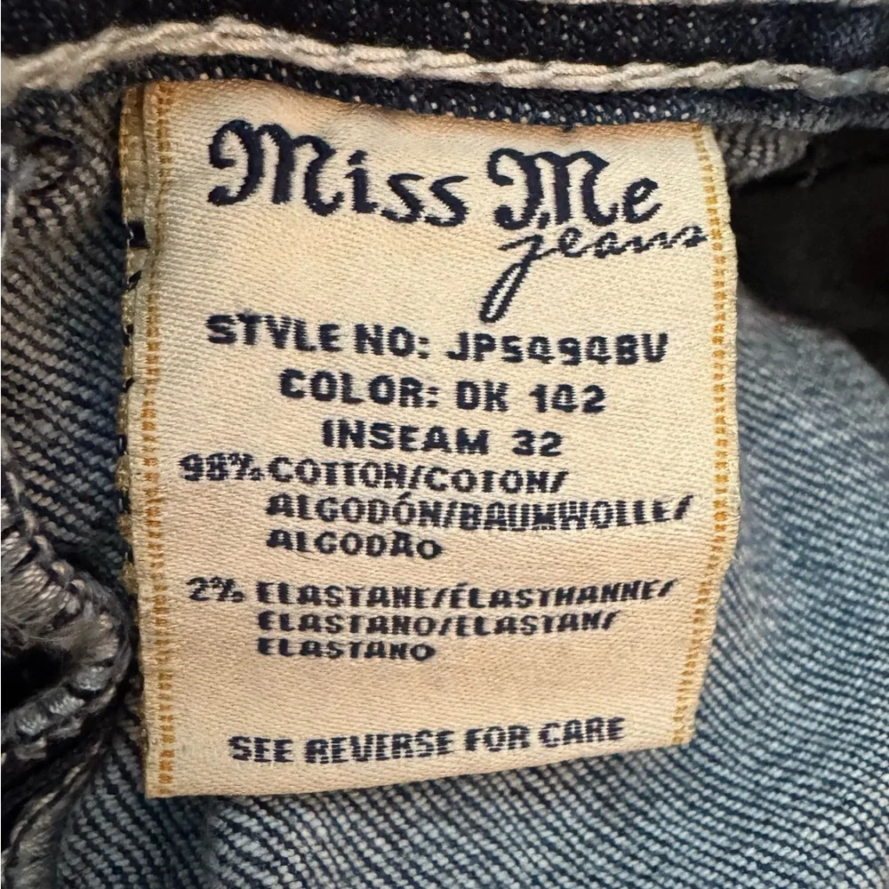Miss Me Women's Boot Cut Jeans Size 29 - Picture 7 of 7